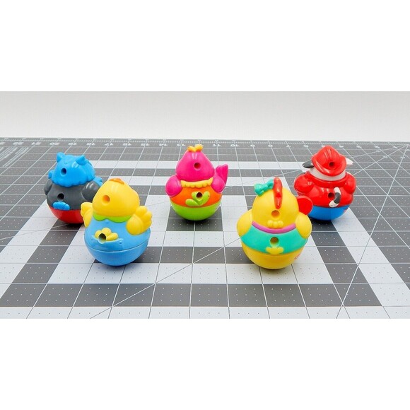 Hasbro Playskool Weebles Wobble Dressed Birds Fireman Dalmatian 2003 - Picture 4 of 13